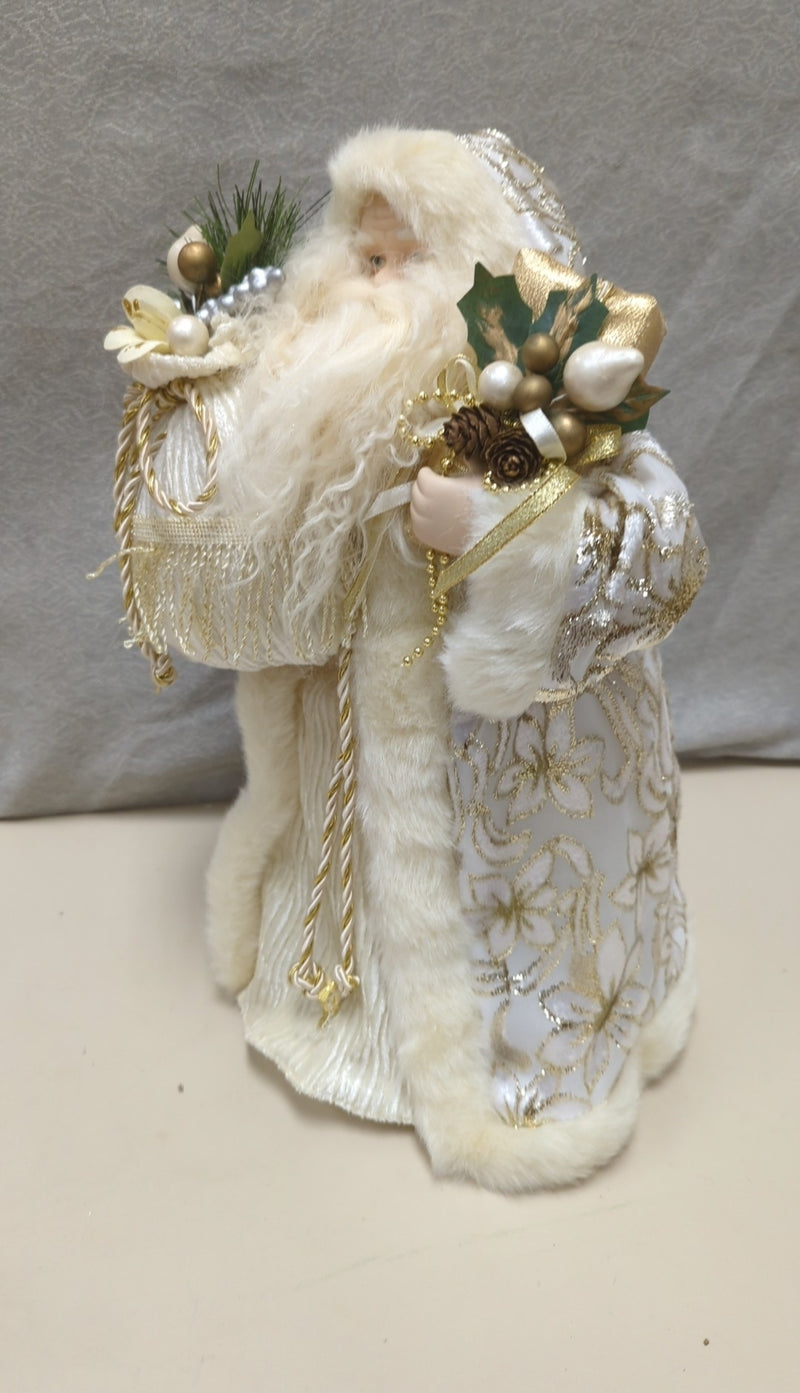 CREAM ROBES SANTA TREE TOPPER