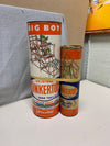 2 VINTAGE TINKER TOY CONTAINERS