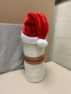 SNOWMAN W/SANTA DOORSTOP