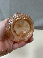 IRIDESCENT PINK GLASS VASE