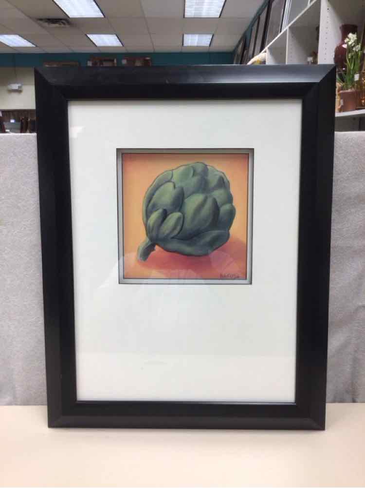 LARGE FRAME ARTICHOKE PRINT
