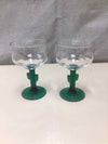 2 CACTUS WINE GLASSES