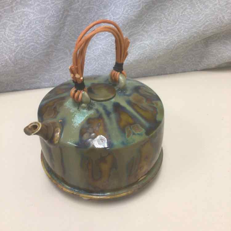 MINIATURE CERAMIC TEAPOT
