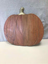 WOOD/METAL PUMPKIN TRAY