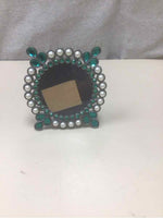 GREEN JEWELED FRAME