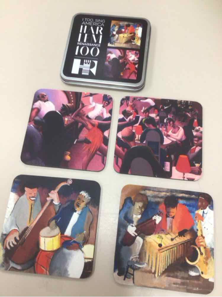 4 HARLEM COASTERS