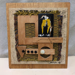 WOOD BACKING MIXED MEDIA PIC