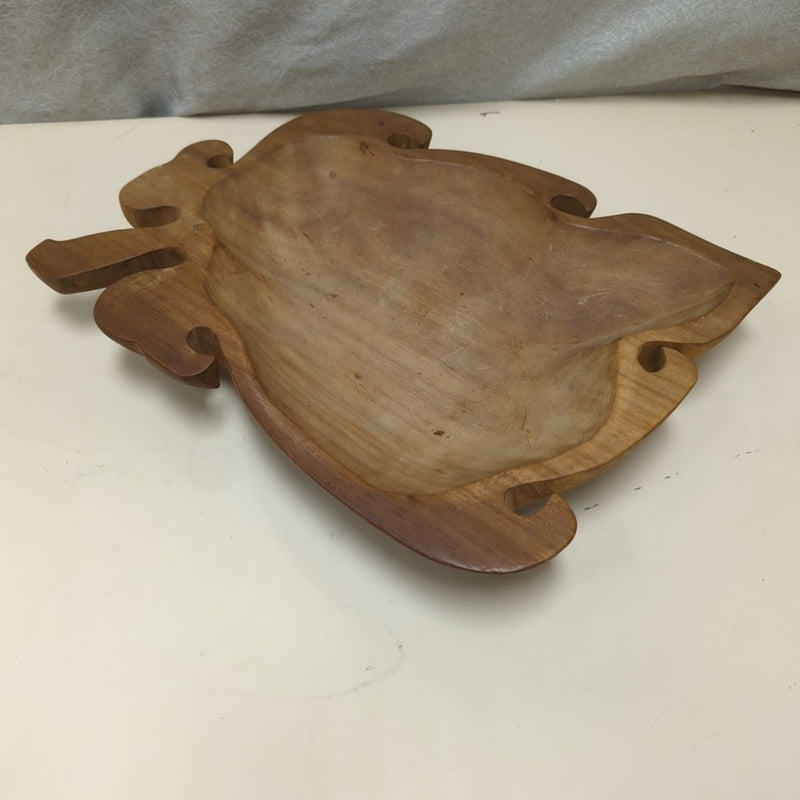 WOODEN LEAF SHAPE BOWL