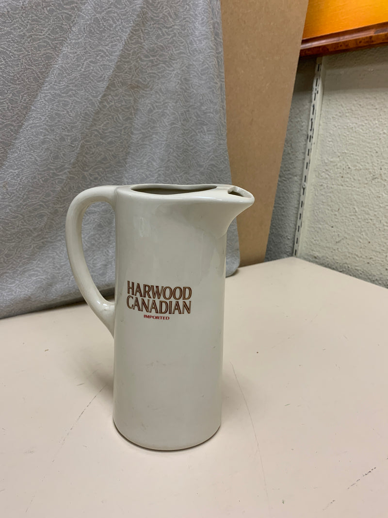 "HARWOOD CANADIAN" CERAMIC PITCHER