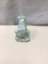 GREEN STONE FROG STATUE