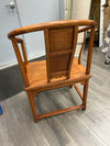 OAK WOOD CARVED CHAIR