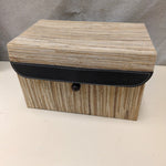 TAN FLIP TOP BOX