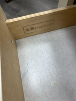 WHITE NIGHTSTAND W/DRAWER & CABINET