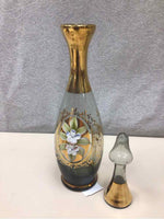 VINTAGE BOHEMIAN/MURANO GLASS DECANTER