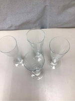 4 CONE BEER GLASSES