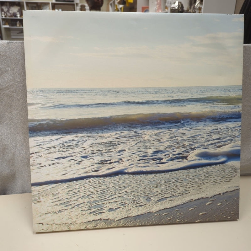 SQUARE BEACH SCENE CANVAS