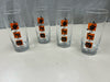 4 HALLOWEEN THEME GLASSES