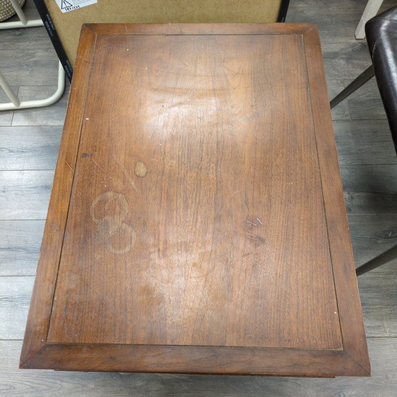 MID CENTURY MODERN WOOD END TABLE