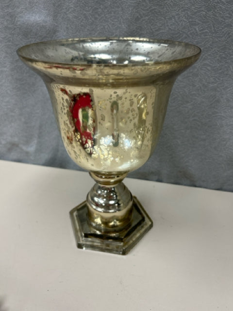MERCURY GLASS DISPLAY BOWL