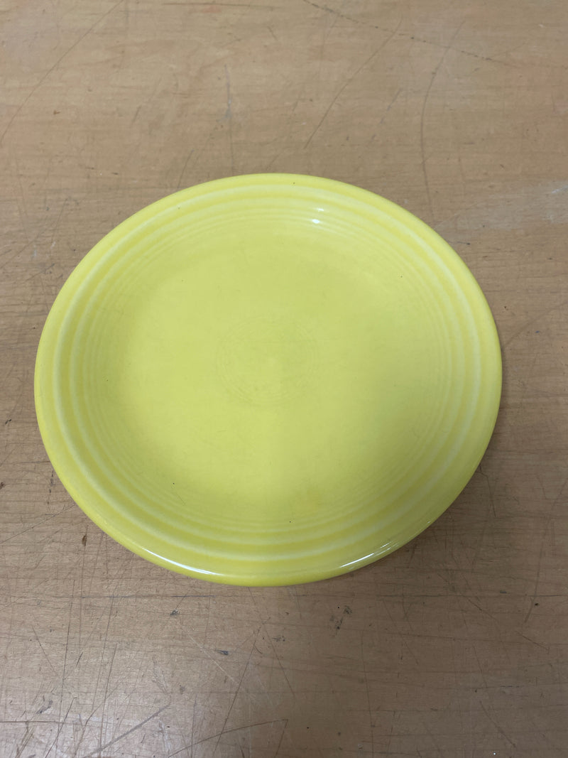 YELLOW SNACK PLATE