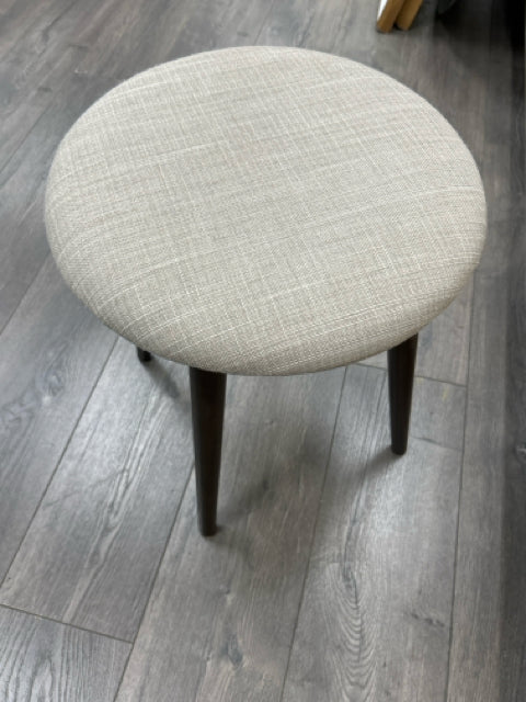 GREY UPHOL STOOL