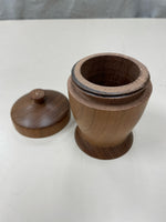 WOOD LIDDED CONT