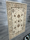 TAN BROWN GREEN RUG