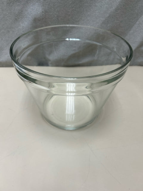 CLEAR WIDE GLASS POT