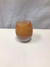 ORANGE SWIRLY SMALL VASE
