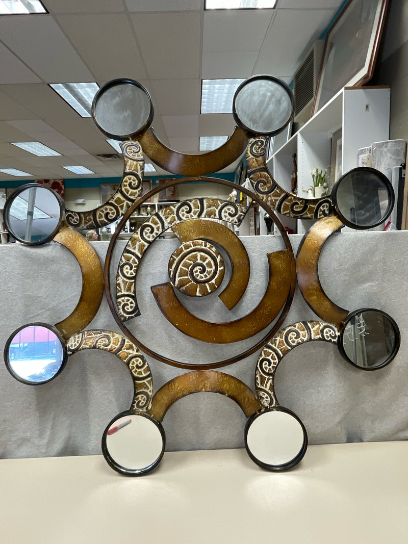 BRONZE/METAL W/MIRRORS