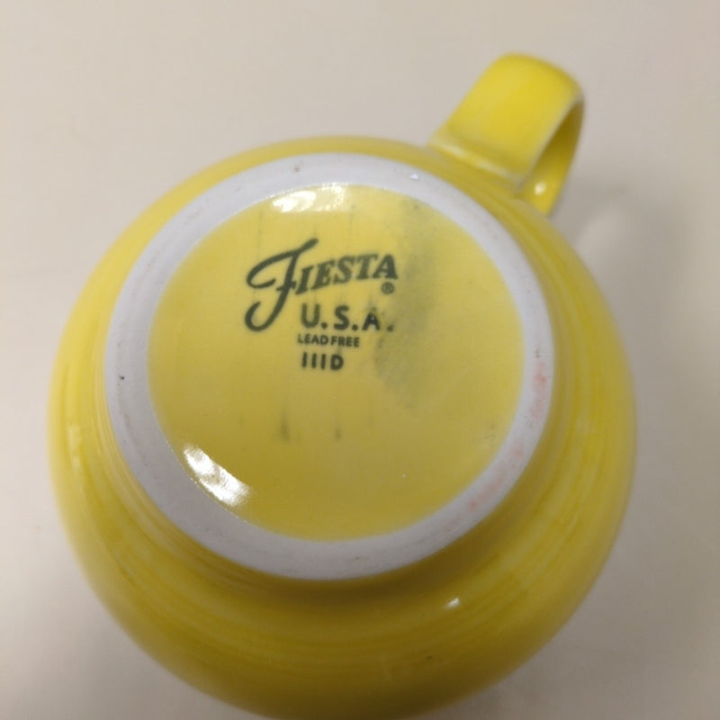 LARGE YELLOW FIESTA MUG