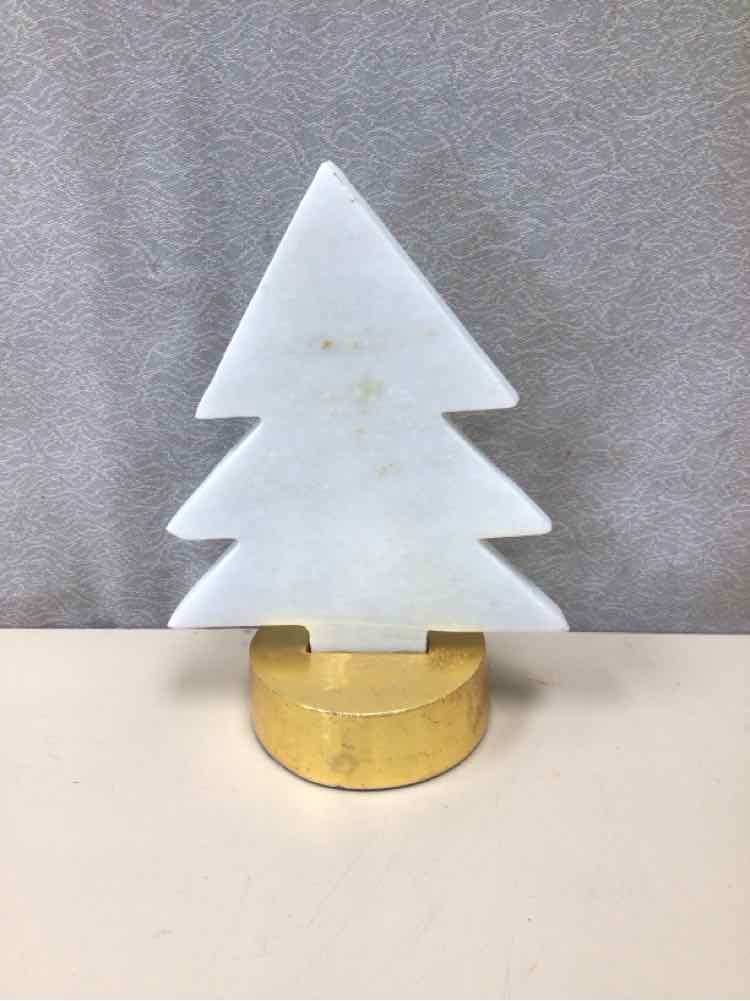 STONE/GOLD CARVED TREE