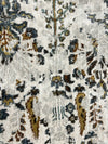 GREEN & CREAM FLOOR RUG
