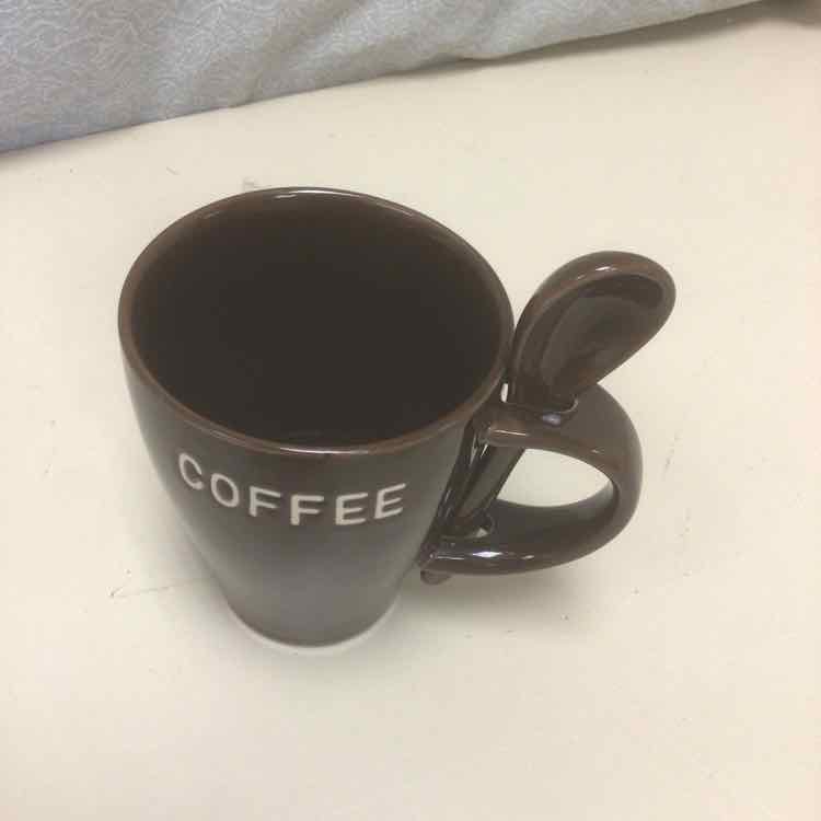 "COFFEE" MUG W/SPOON
