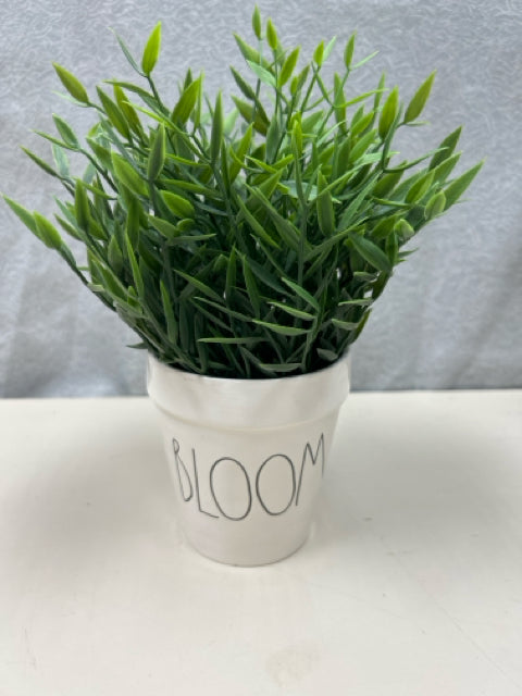 FAUX PLANT IN "BLOOM" POT