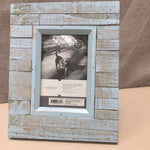 RUSTIC WOOD BLUE PIC FRAME