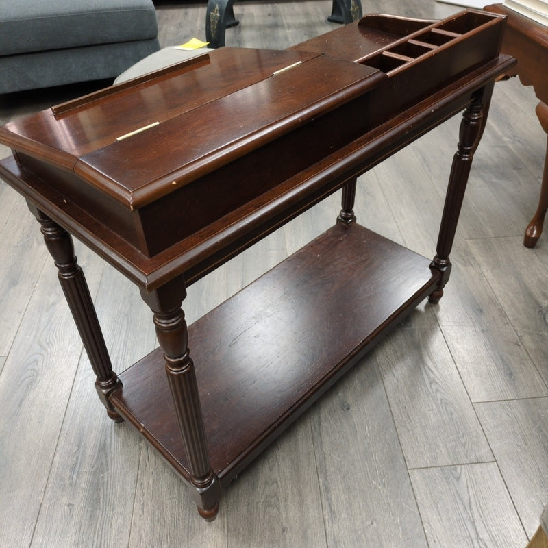 DARK WOOD WRITING DESK