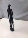 VINTAGE HAND-CARVED WOODEN STATUE