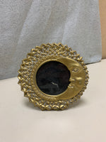 3" ROUND MOON PIC FRAME