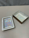 PINK IRIDESCENT LIDDED BOX