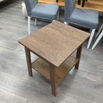 BROWN LAMINATE END TABLE