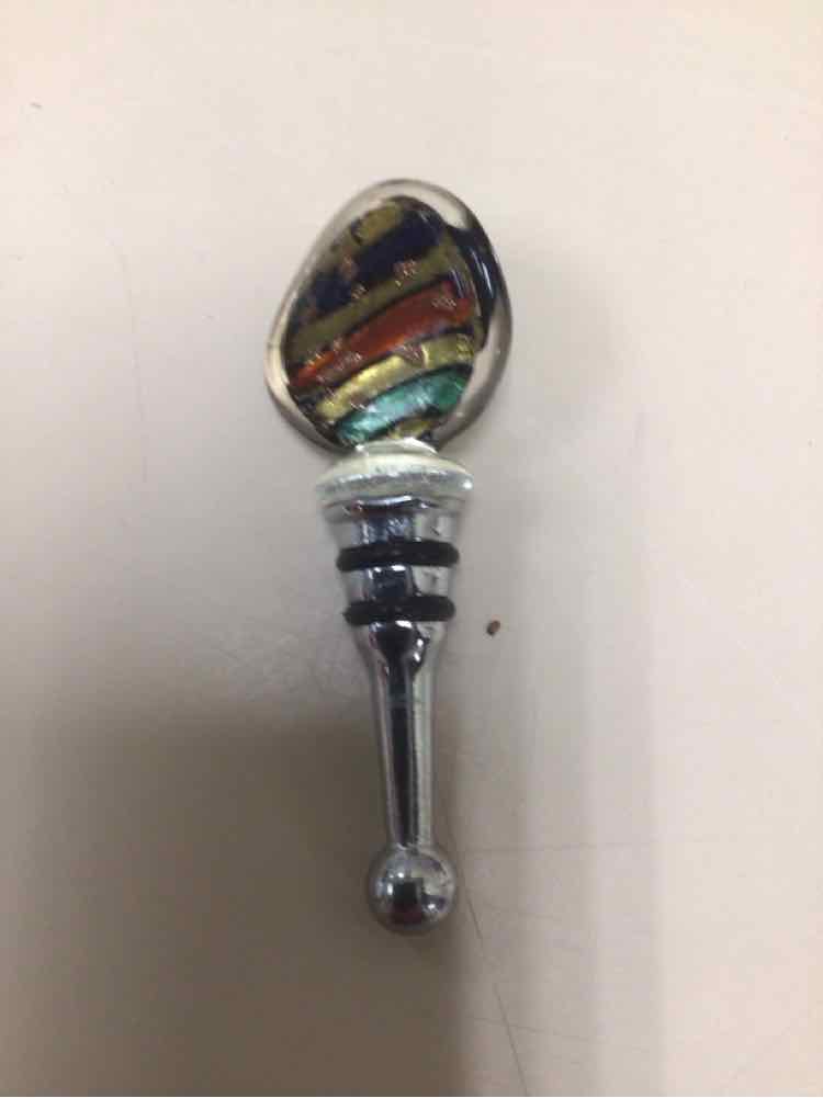BLOWN GLASS WINE STOPPER