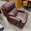 MAROON LEATHER RECLINER