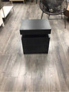 BLACK 2 DRAWER NIGHTSTAND