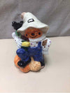 CERAMIC SCARECROW COOKIE JAR