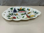FRUIT PAINTED DIVIDED TRAY